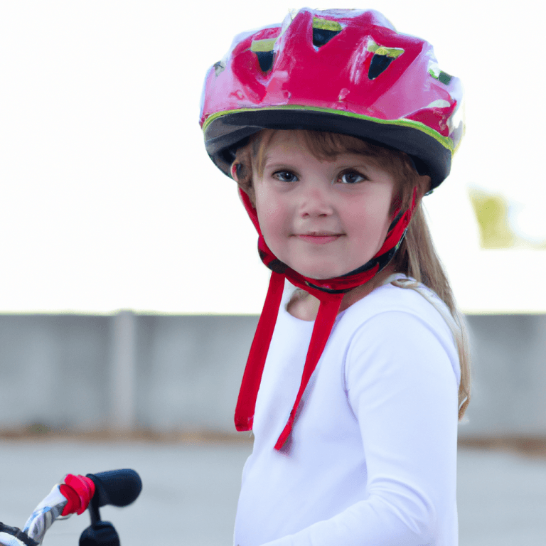 girls bike helmet and pads