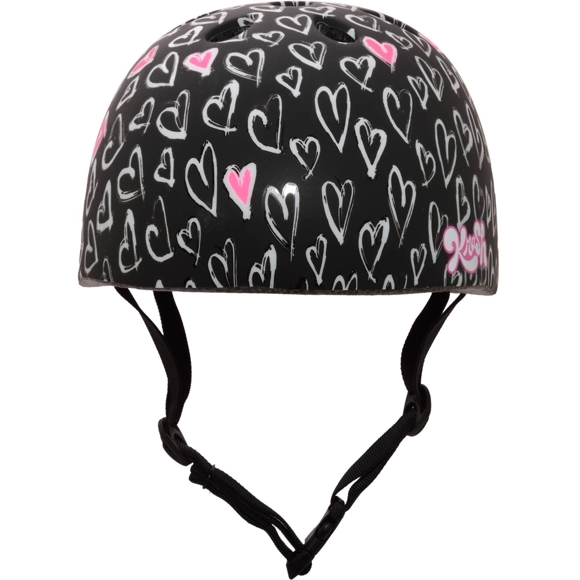 Krash Fierce Flower Girls Bike Helmet